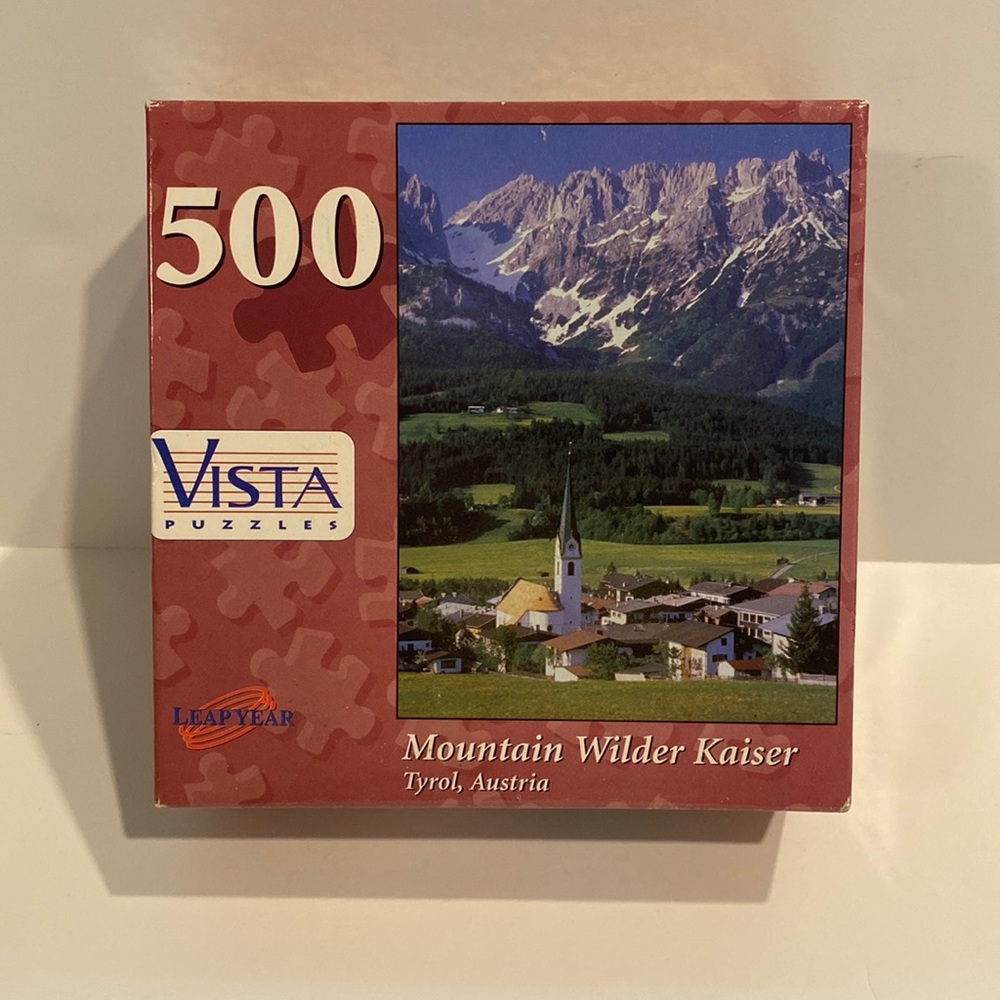 Vista Puzzles 500 piece Mountain Wilder Kaiser Tyrol, Australia New Sealed Box